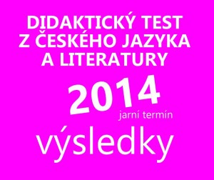 výsledky test čeština 2014 maturita